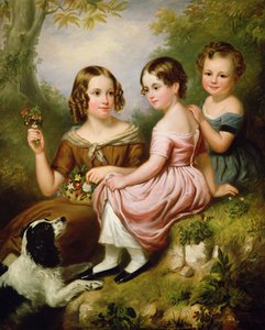 Portret van drie kinderen, 1846